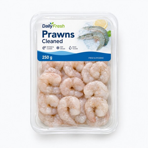 Fresh Catch Prawns Cleaned