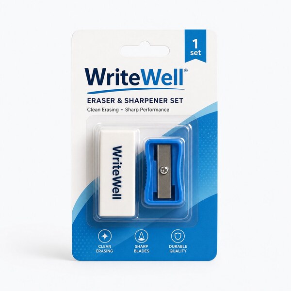 Apsara Eraser & Sharpener Set
