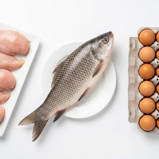 Chicken, Meat & Fish